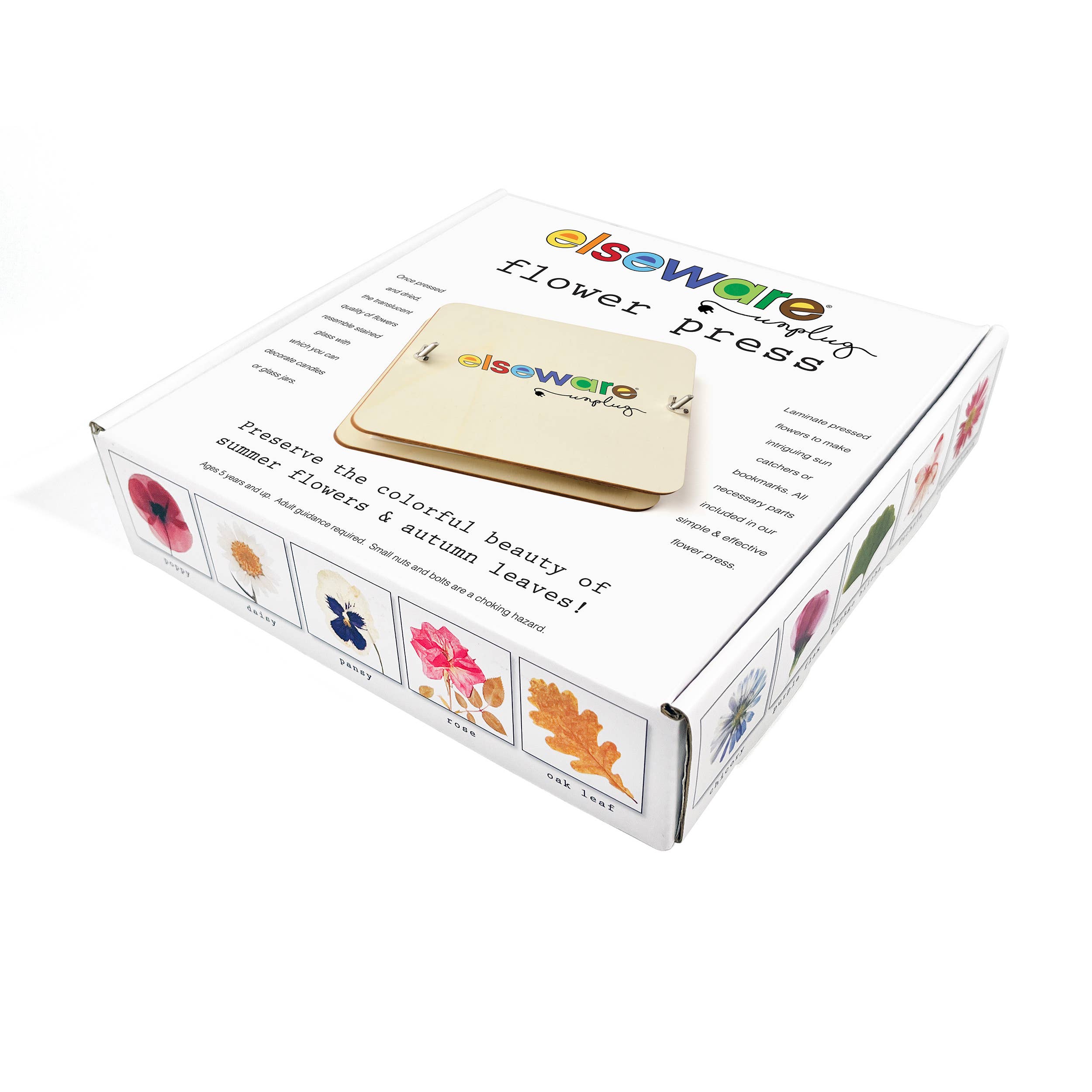 elseware unplug / eco-kids - Wholesale DIY Craft Kit - Flower Press - Simple & Effective DIY - Includes All Parts3
