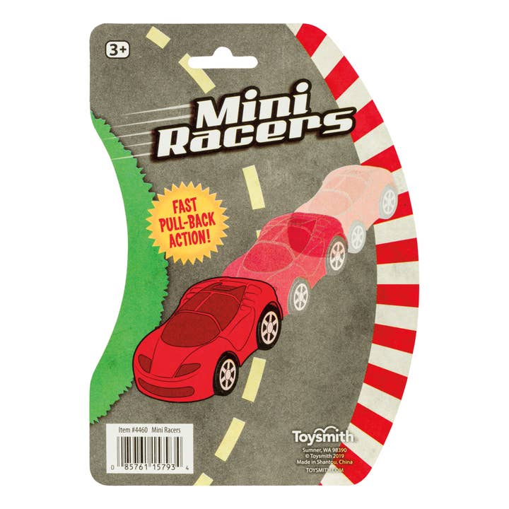 Toysmith - Wholesale Toy Car/Truck - Kids - Flash Racers Mini Pull Back Cars