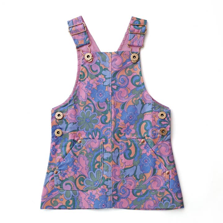 Hazel Pinafore Dress - PAISLEY for wholesale by With Love for Kids