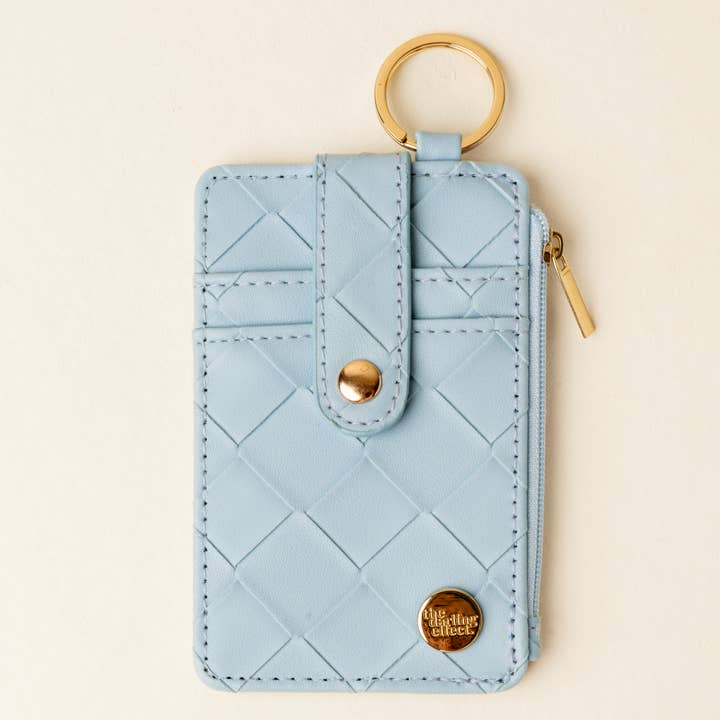 Porte-clés tissé - Bleu clair pour la vente par The Darling Effect