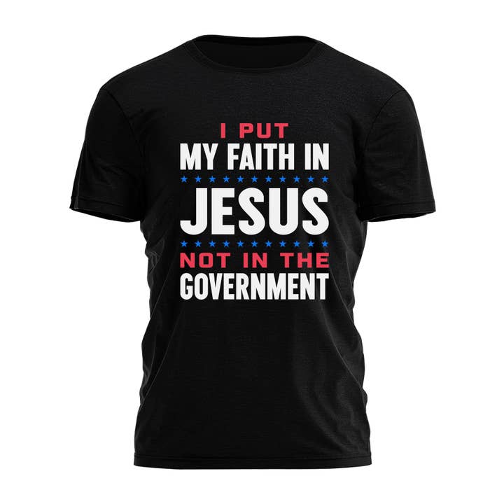 I Put My Faith In Jesus Tee - 3947 for wholesale by I Love My Freedom
