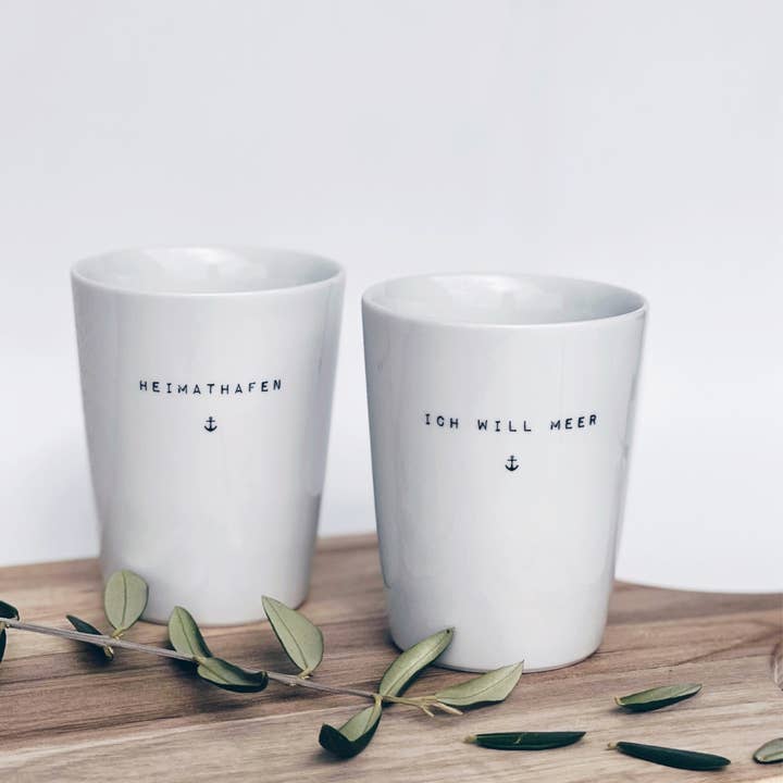 Goldscherben - Wholesale Coffee Mug - Mug cup Anker ⚓️ I Meer Ostsee Nordsee Urlaub Ahoy2