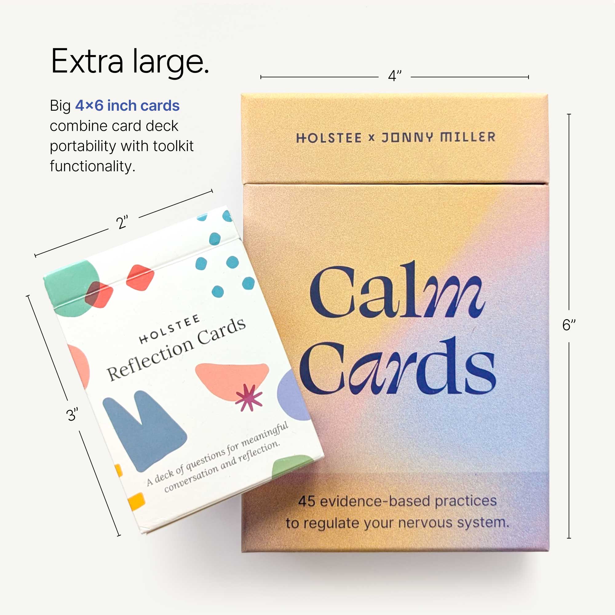 Holstee – Jogo de cartas por atacado – Cartões de calma3