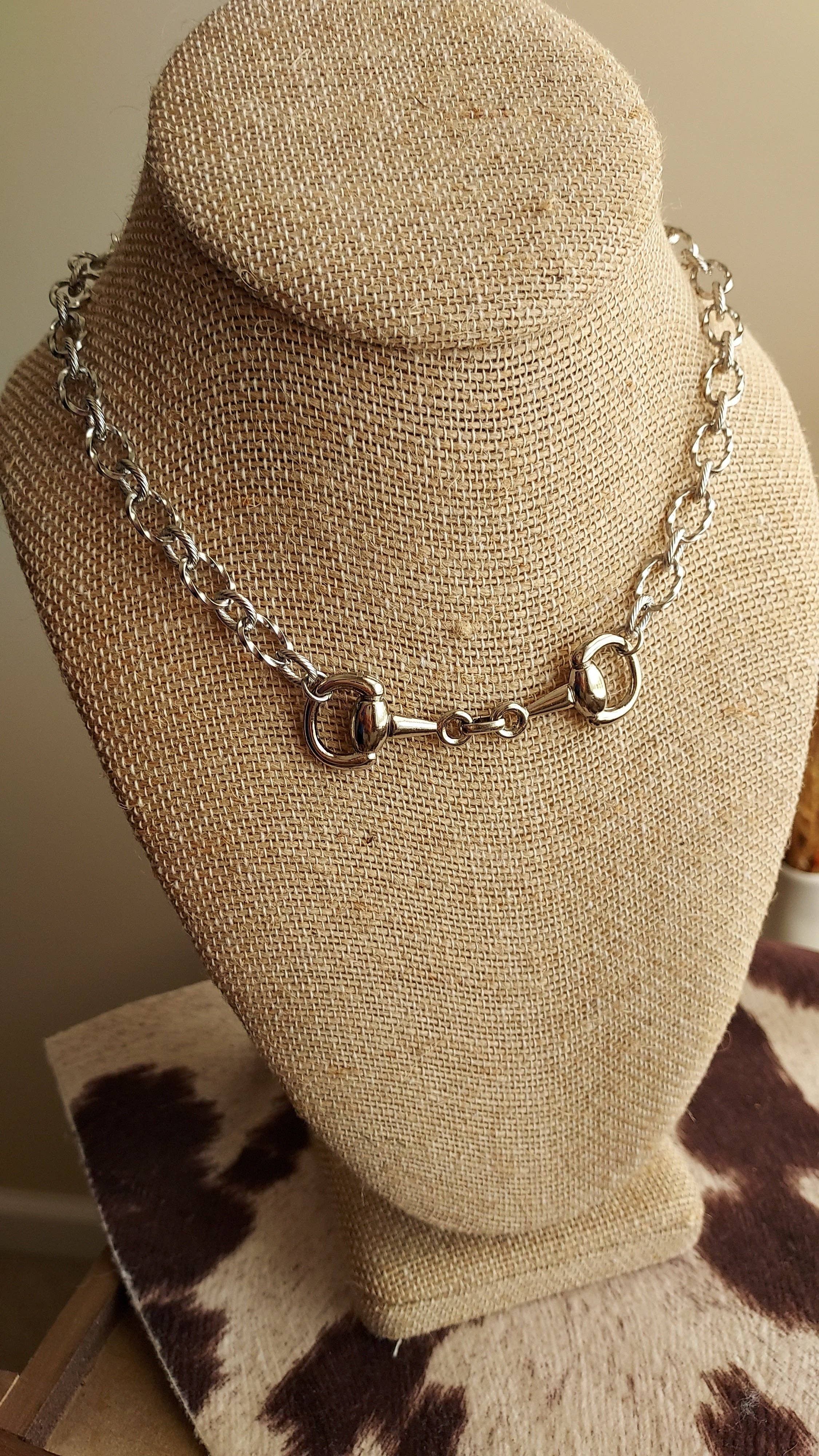 The peachy cactus boutique - Wholesale Link & Chain Necklace - Twisted bit necklace3