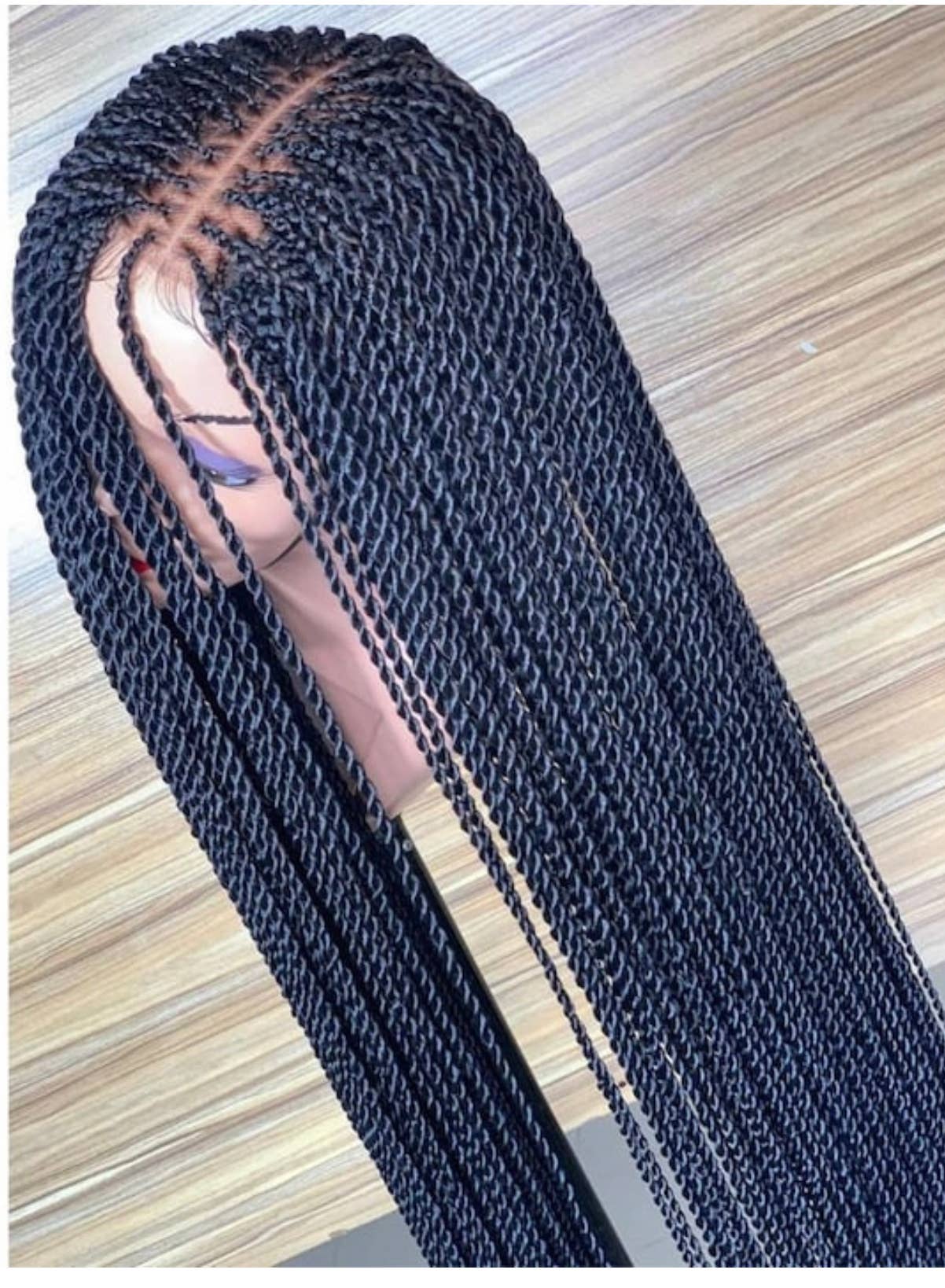 Lamuskwigs - Vente Perruque/extensions - Perruque tressée twist sénégalais2