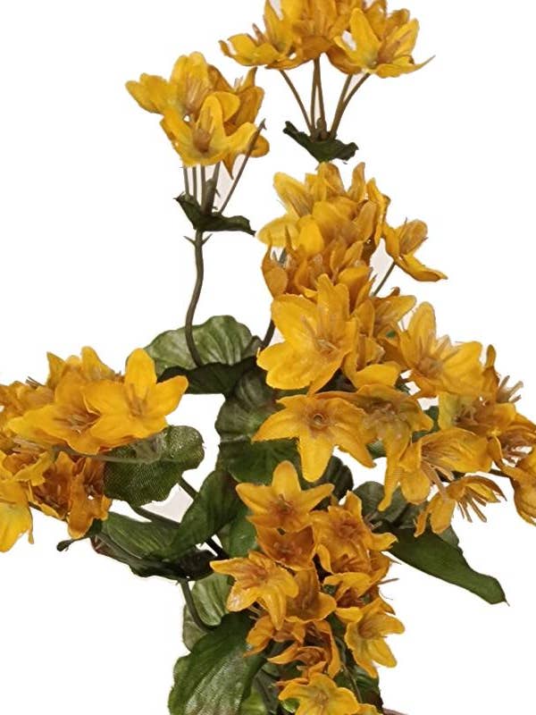 Silk Throw Wax Blossom Spray - Antique Gold for wholesale by Cappel's Inc.