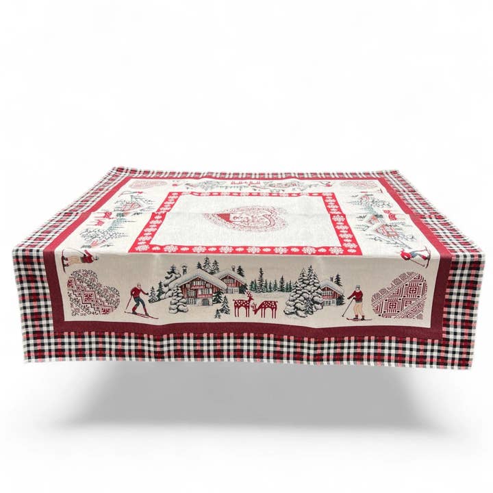 Toalha de Mesa MERIBEL Gobelin Jacquard, 100x100 cm por atacado de Hesta