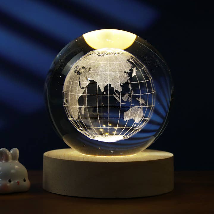 Luminária Bola de Cristal grande - Terra por atacado de I-Total, I-Drink