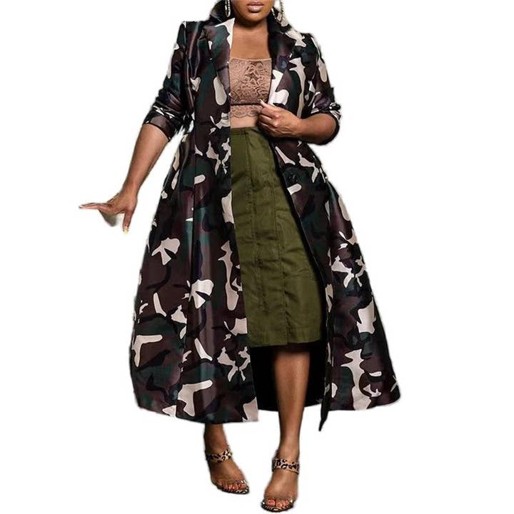 Fashionable Long Camouflage Print Over-The-Knee Coat and other Purchase Wholesale simms bulkley jacket river camo. Free Returns & Net 60 Terms on Faire trending on Faire.
