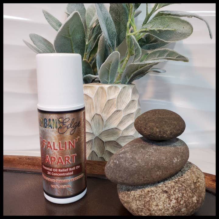 Urban's Edge - Wholesale Essential Oil Roll-On - FALLIN' APART PAIN-EASING ESSENTIAL OIL & GEMSTONE ROLL-ON