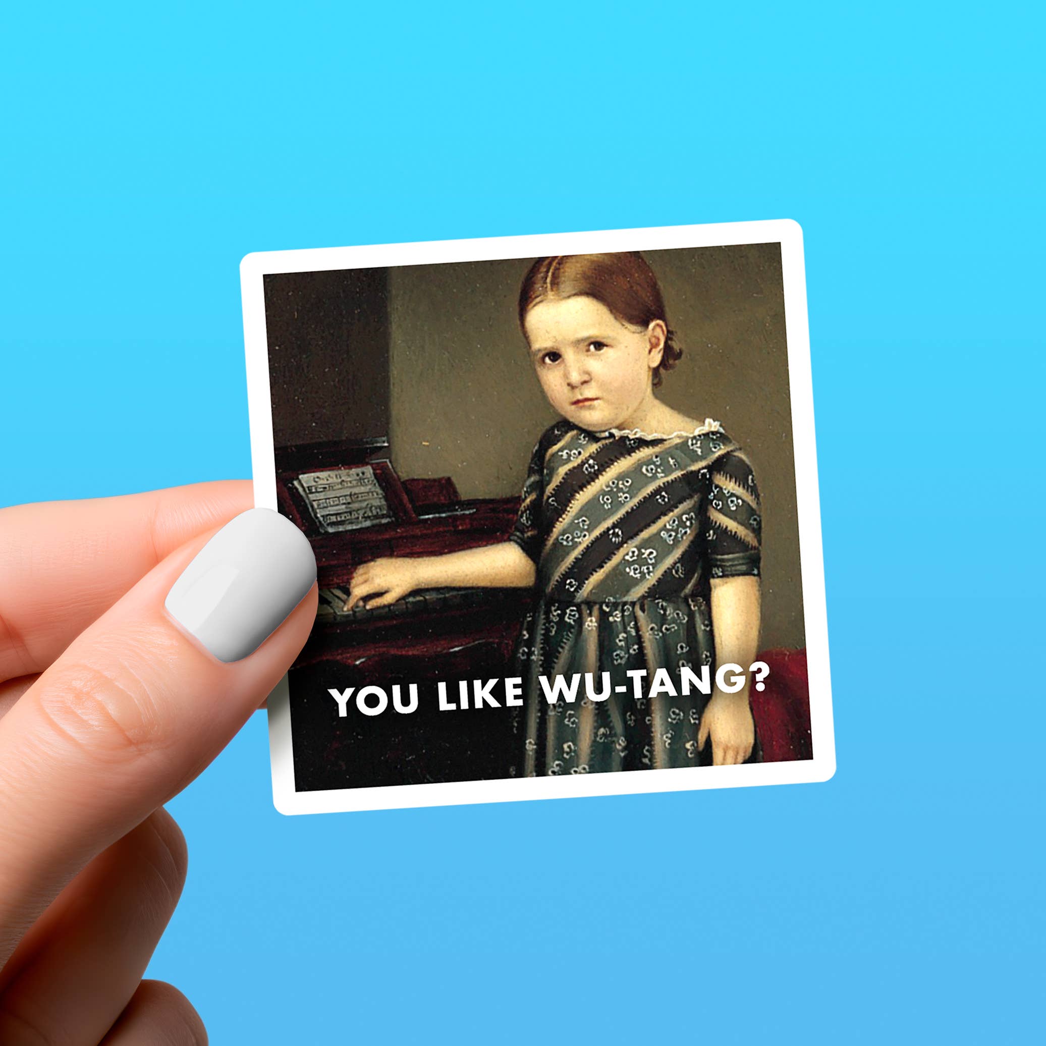 The Raccoon Society - Wholesale Sticker - Wu-Girl Sticker