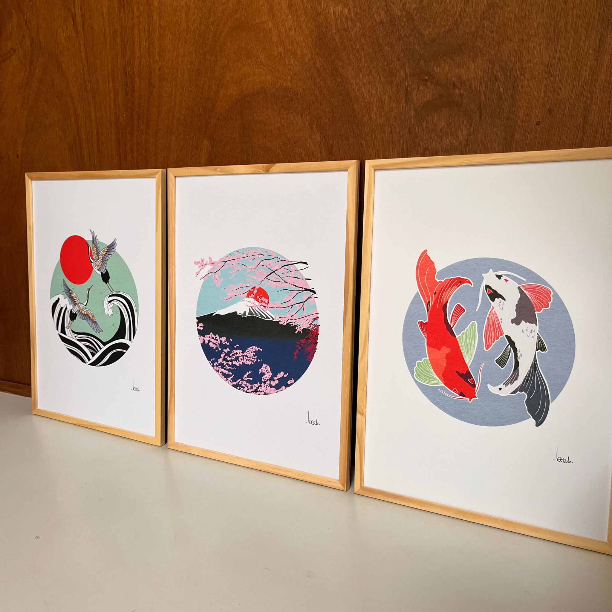 beeb - Wholesale Poster - Affiche 'Japanese Swans'1