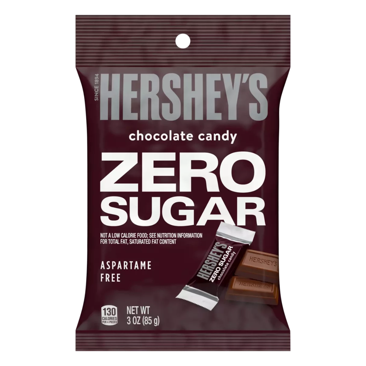 I Got Your Candy – Großhandel Schokoriegel – Hershey's Plain Chocolate Bar, zuckerfrei, Beutel 3 Unzen — 12 ct0