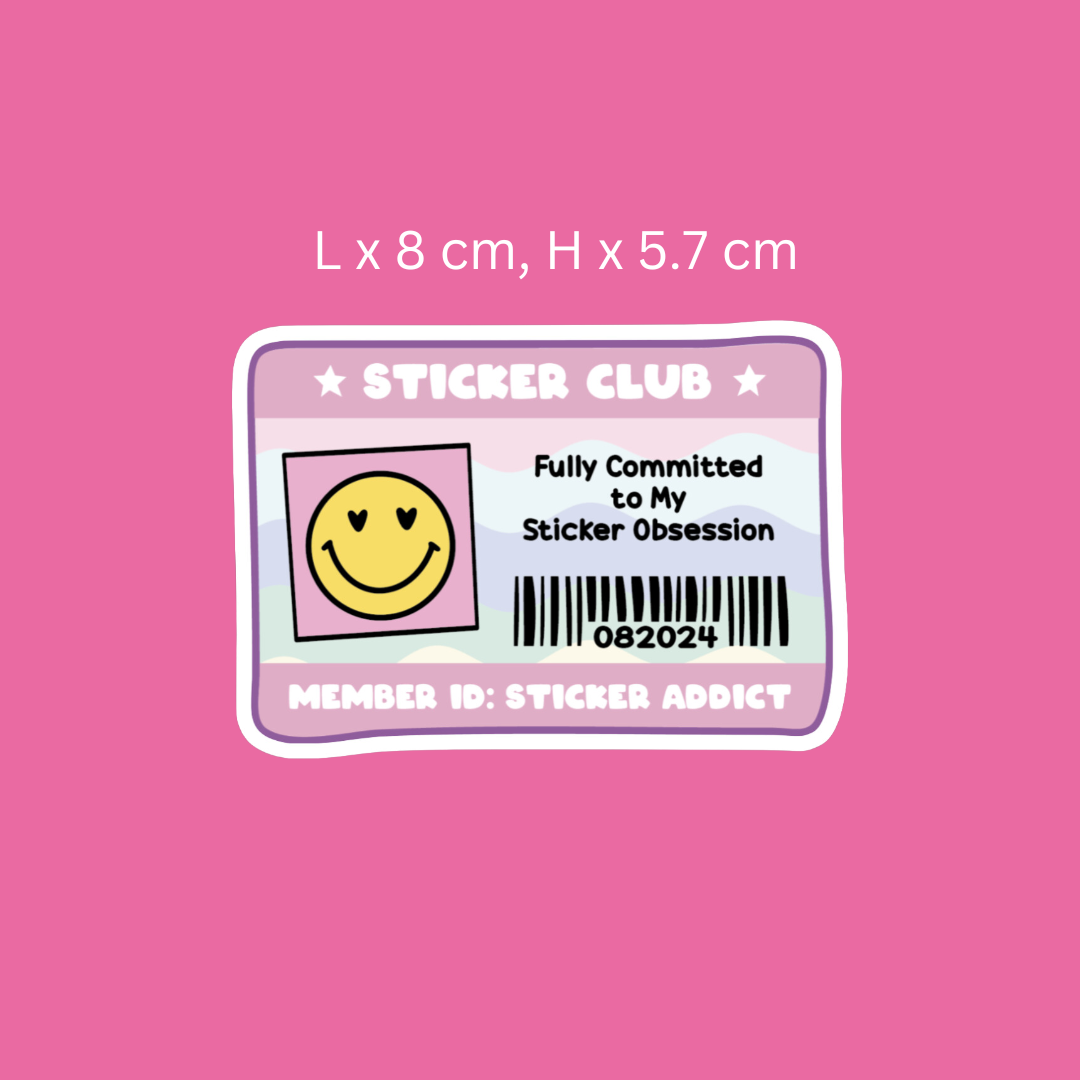 Dotesy Designs - Wholesale Sticker - Sticker Club Membership Sticker2