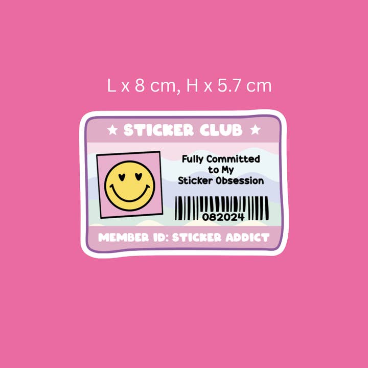 Dotesy Designs - Wholesale Sticker - Sticker Club Membership Sticker2