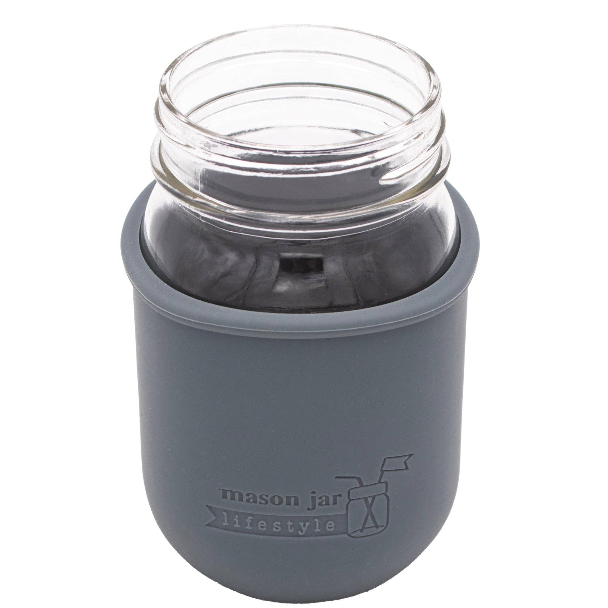 Mason Jar Lifestyle - Wholesale Drink Huggers & Koozies - Silicone Sleeve for Regular Mouth Pint 16oz Mason Jars7
