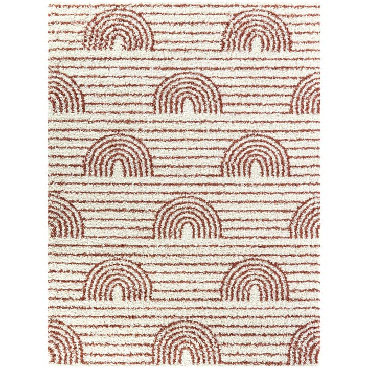 Hailey Kids Rainbow Stripe Area Rug for wholesale by Balta Rugs