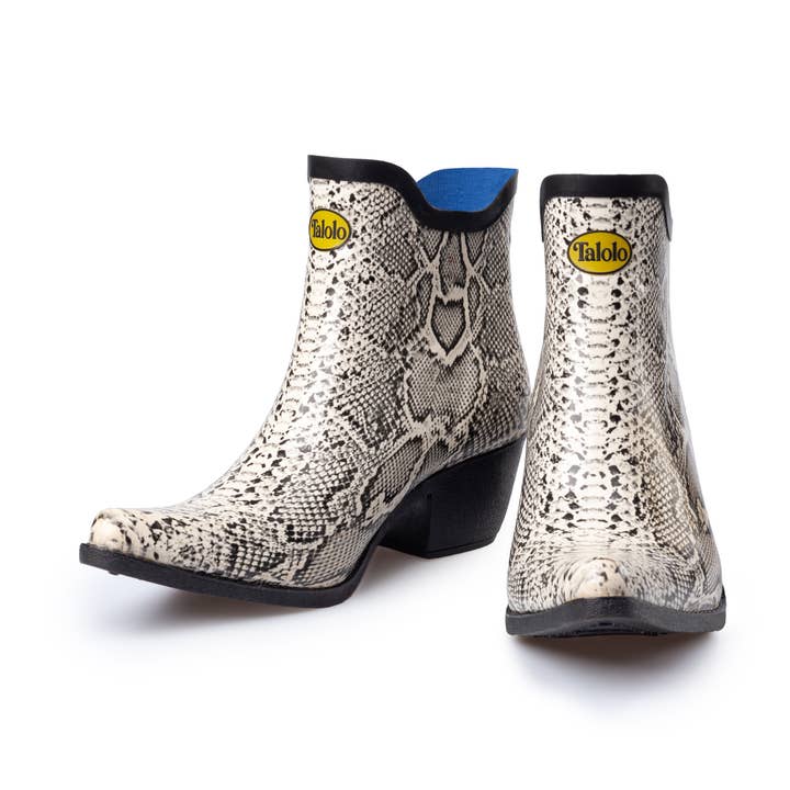 Lizzie Snake cowboy boot rain boots for wholesale by Talolo Boots