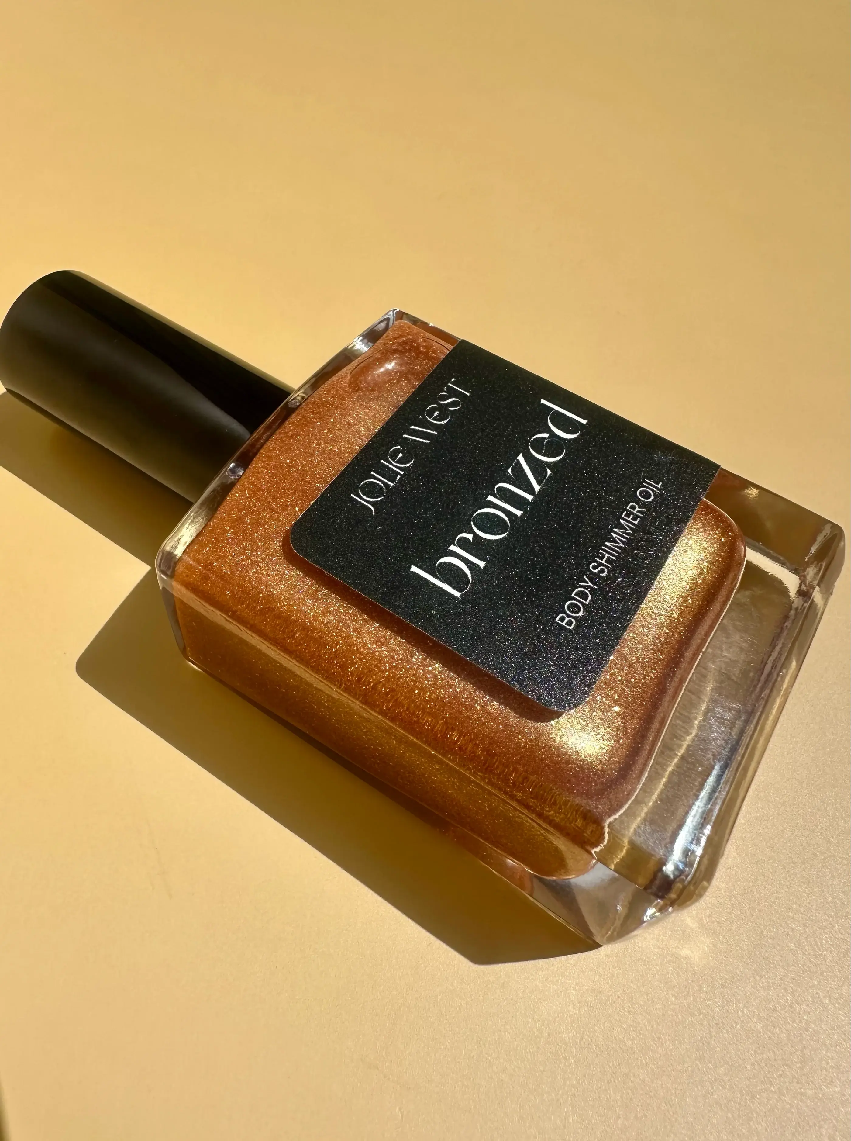 Jolie West Co. - Wholesale Body Glitter/Shimmer - Body Shimmer Oil - BRONZED, Lightly Fragranced, Bestseller3
