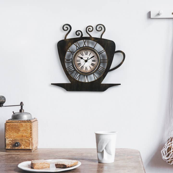 La Crosse Technology, Ltd. - Wholesale Wall Clock - Wall Clock - Latte Mug Wall Clock1