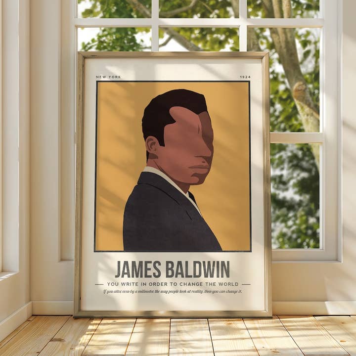 James Baldwin Print for wholesale by Sera/Lina