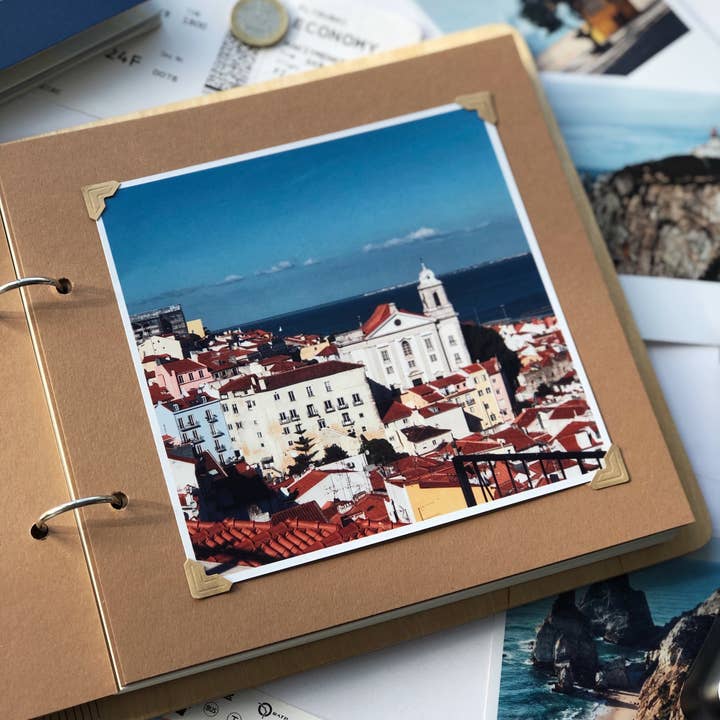 Mr.Deer – Álbum de fotos por atacado – Álbum de fotos de madeira “Mantendo memórias”. Livro de recortes.1