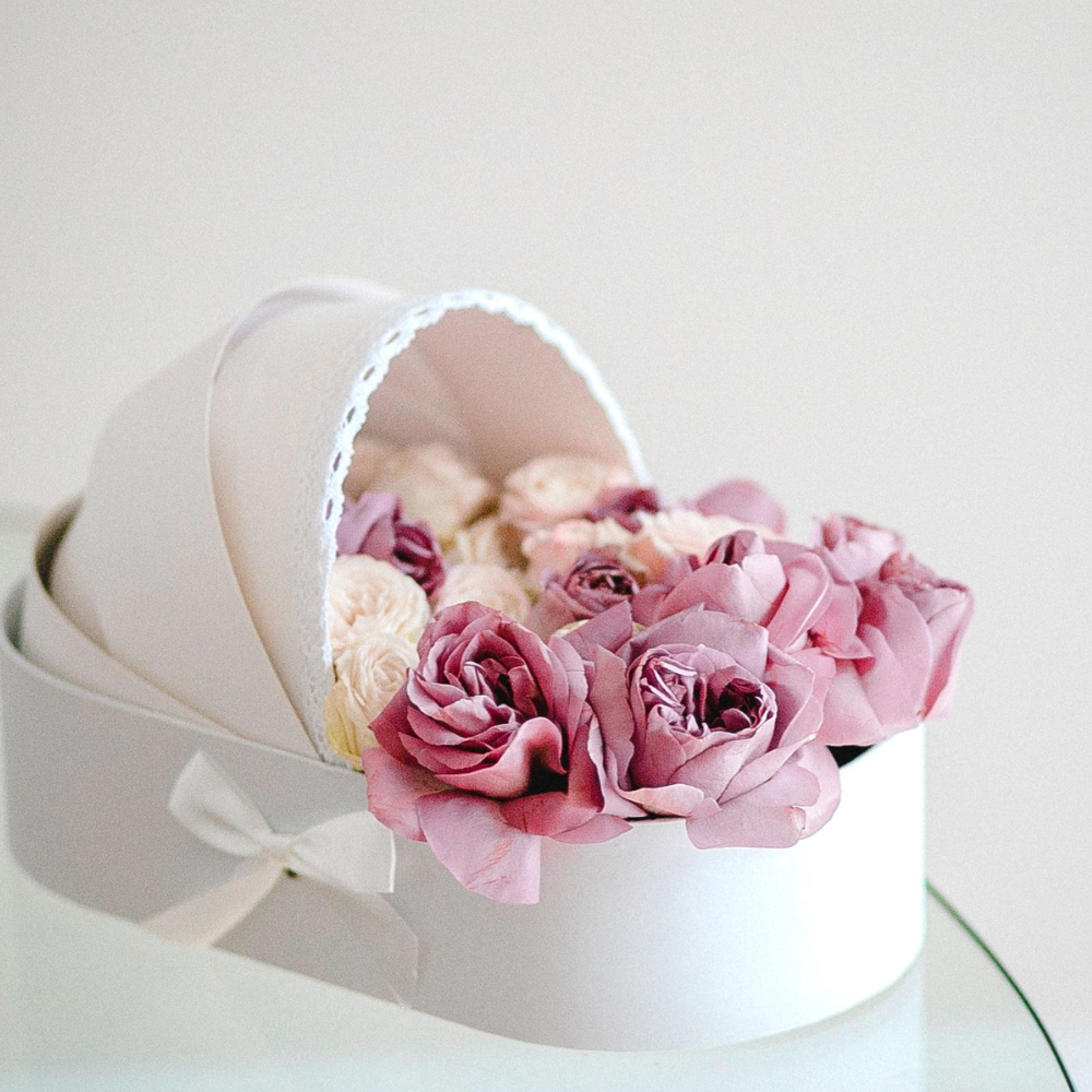 UNIKPACKAGING - Wholesale Gift Box - Baby Cradle Gift Box for Flower Arrangements7