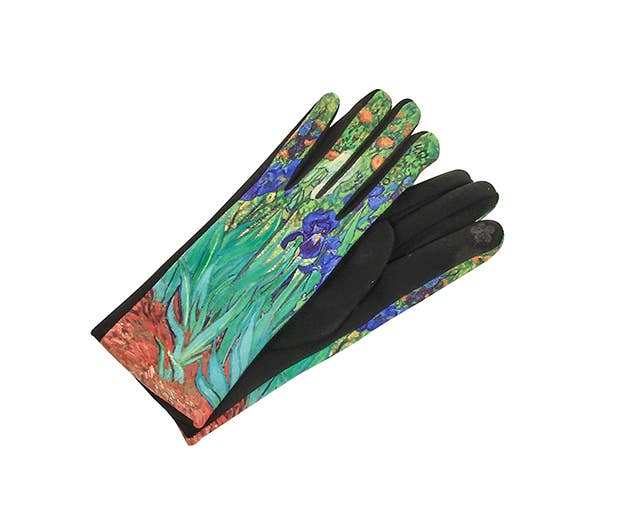 Kaleidoscope Accessories - Vente Gants – femme - Gants Masterpiece Paintings, doublés en polaire, assortiment de 41