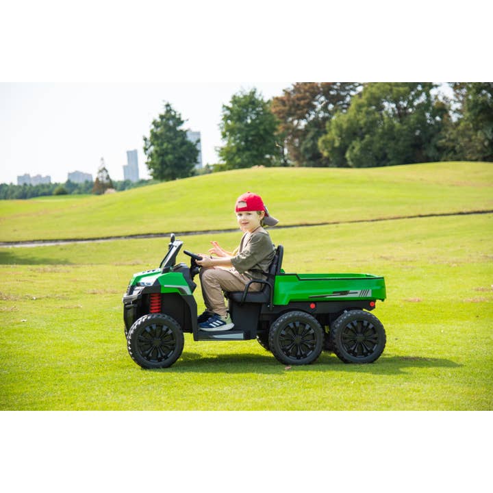 Freddo Toys - Wholesale Toy car/truck – Child - 24V 6 Wheeler Freddo Tractor Trailer 2 Seater Ride on with D3