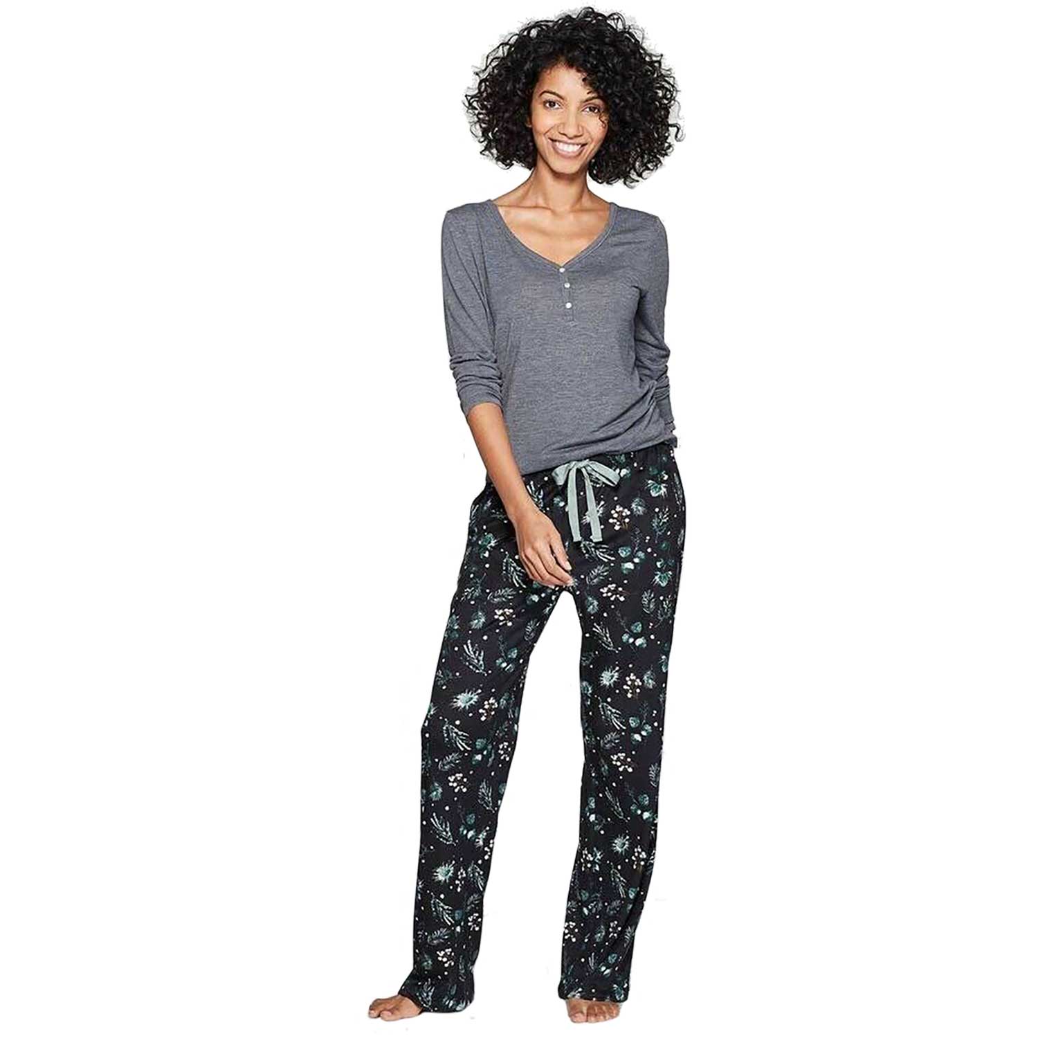 Kasa Style - Vente Haut et bas de pyjama – femme - Ensemble de 2 pyjamas Henley Super Soft Sleep de Stars Above pour femmes9