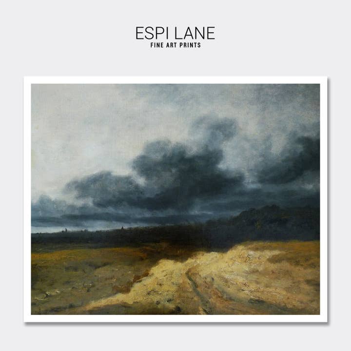 Espi Lane - Wholesale Art Print - French Dark Moody French Landscape Fine Art Print1