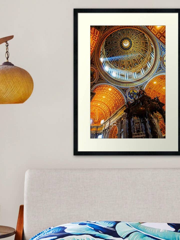 St. Peter's Basilica, The Vatican, Michelangelo, Architecture. Photography for wholesale by SAVAQ