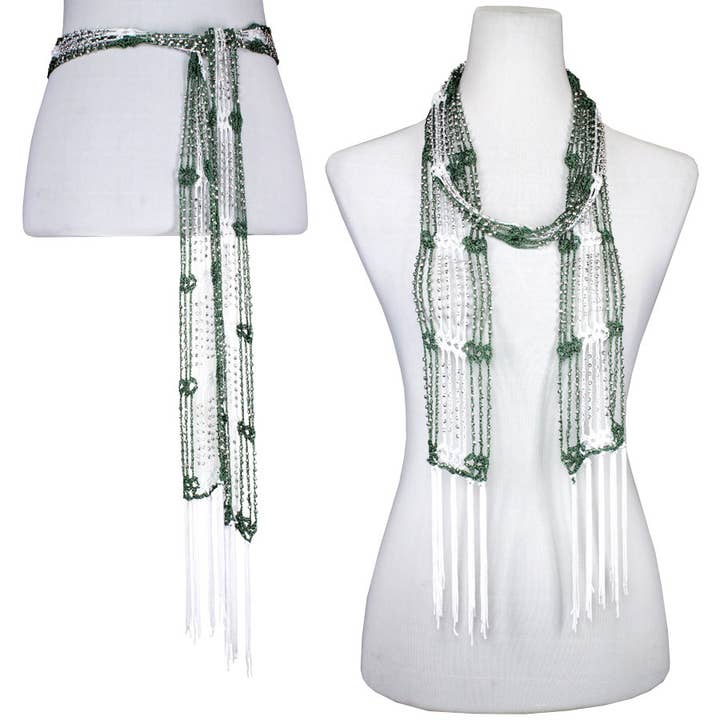 The Magic Scarf Company - Wholesale Scarf - Women's - 1755 - Shanghai Beaded Scarves/Sash106