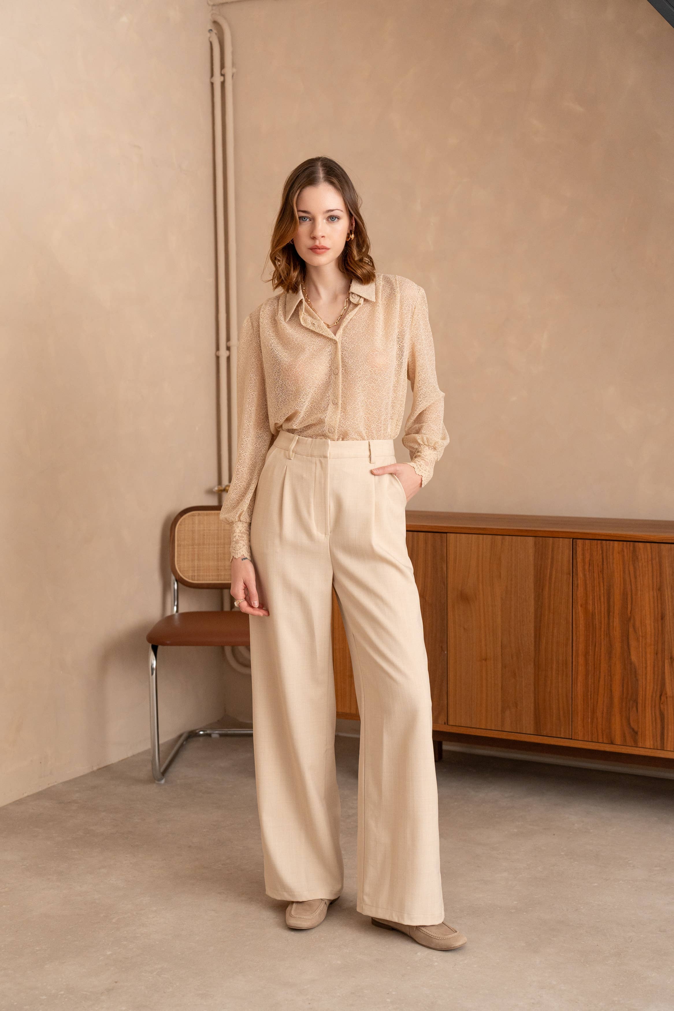 LULUMARY - Venta al por mayor Pantalones - Mujer - Pantalones anchos P95233