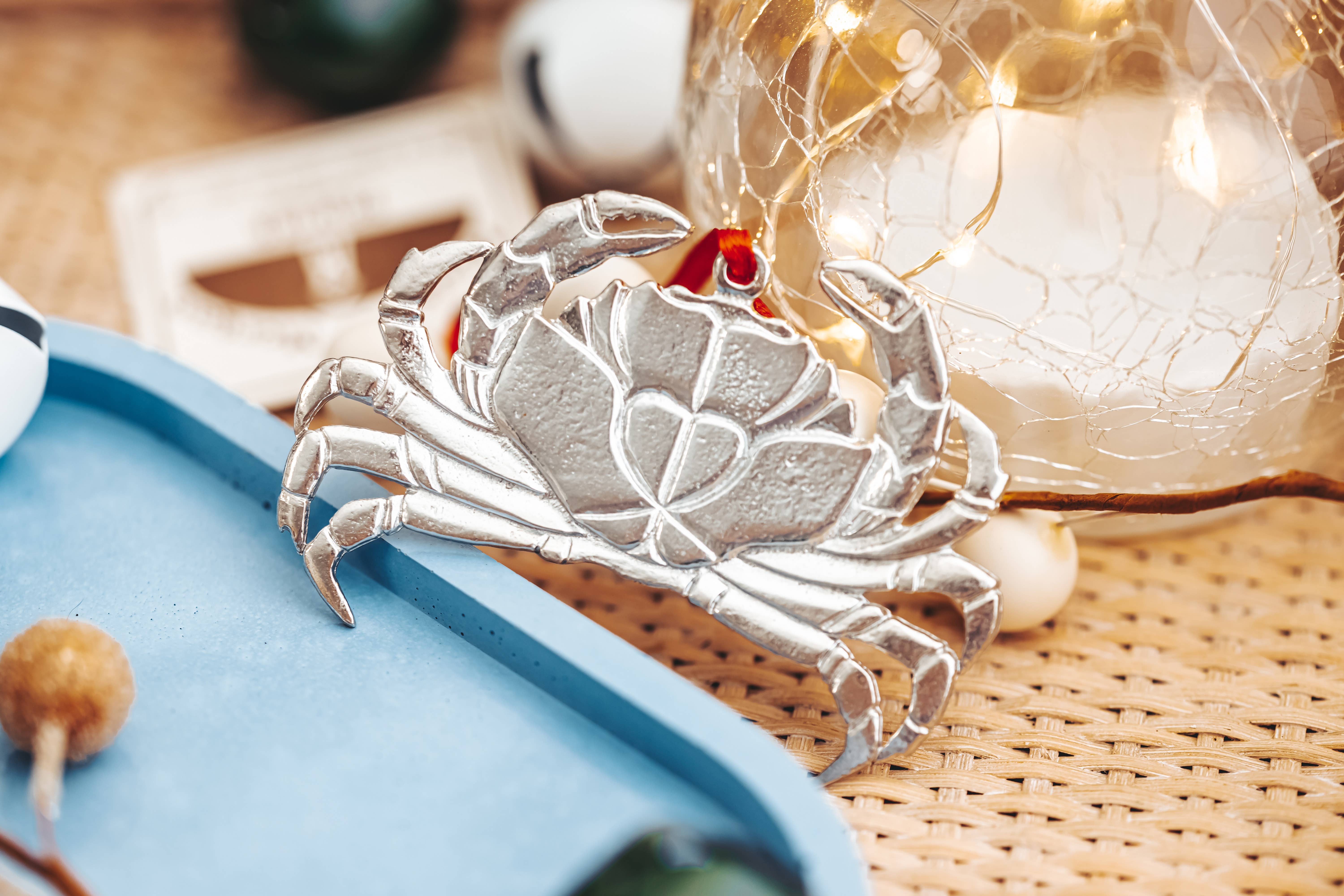 House of Morgan Pewter - Wholesale Ornament - Maryland Gifts - Crab - Sailboat - Christmas Ornament1