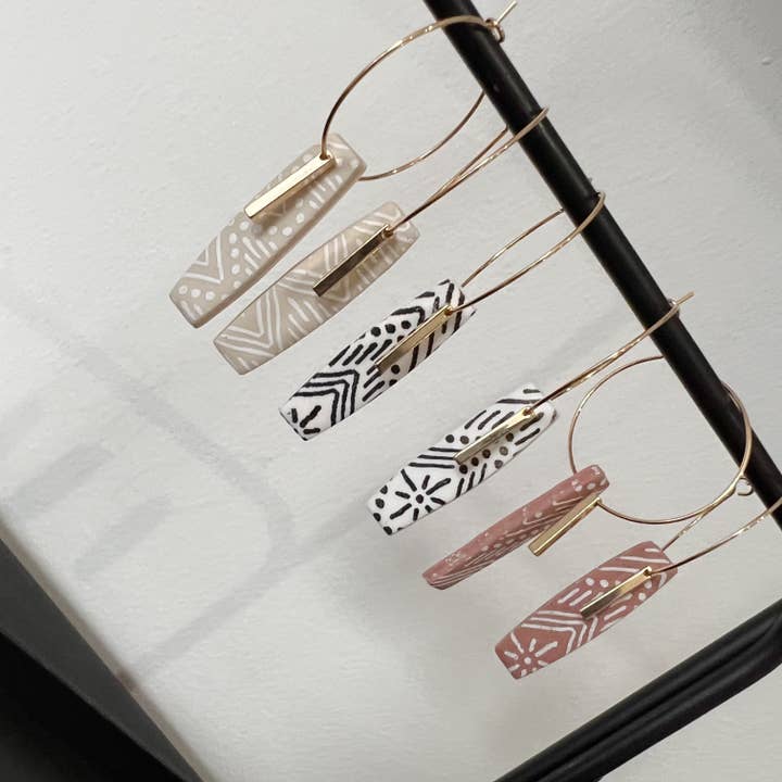 Aztec Long Hoops for wholesale by Maybe Max