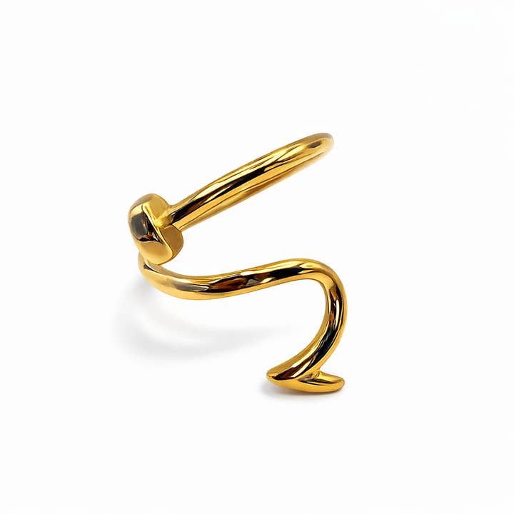 Genagelt Nagelring für den Großhandel von Jagged Halo Jewelry