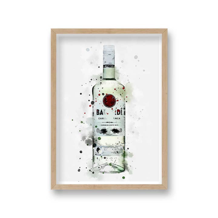 Gallery Print and Art – wholesale Art print – Spirit Graphic Splash Print Bacardi Inspired2
