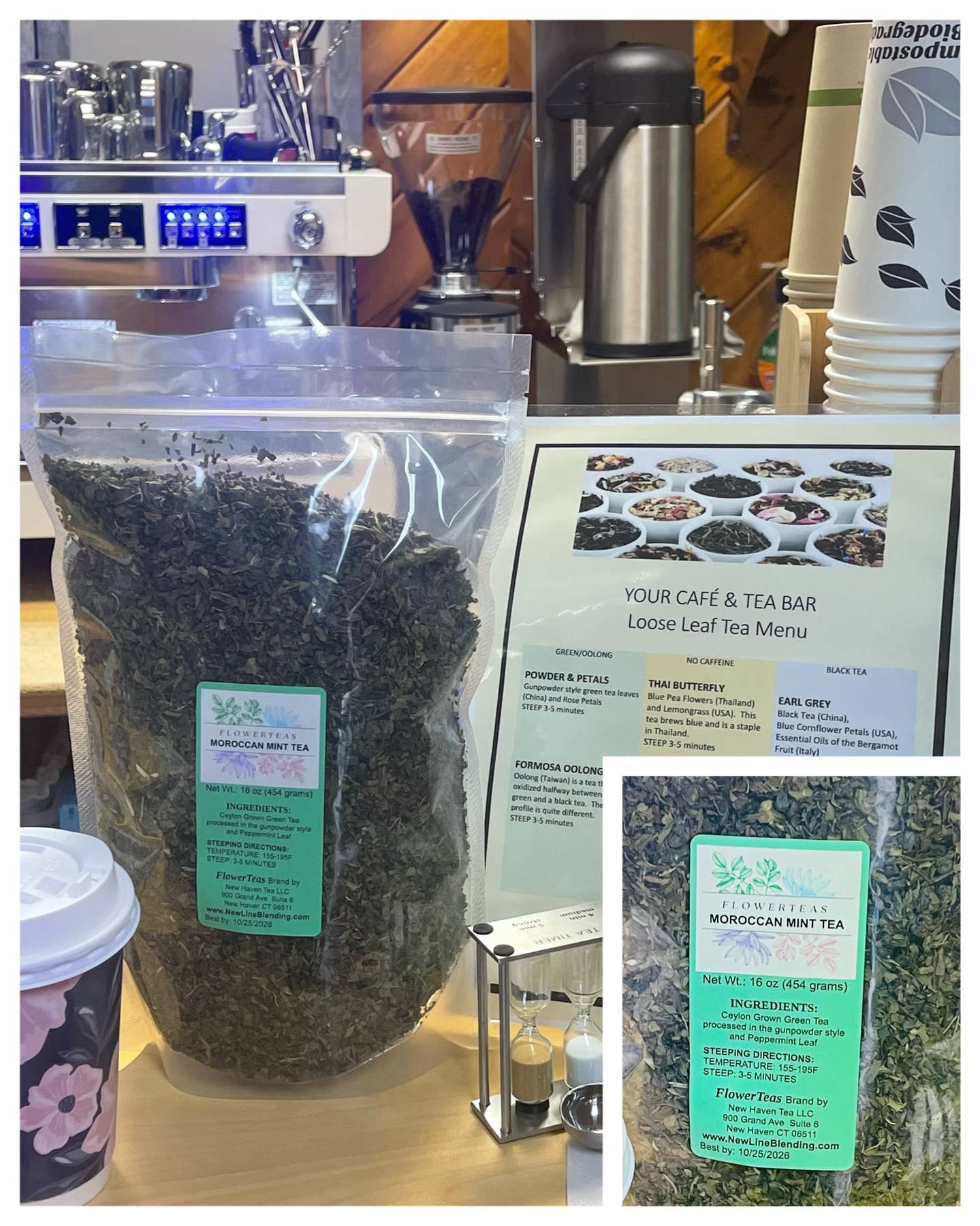 FlowerTeas – Engroshandel Løs te – Løsbladet te i løs vægt 1 lbs Kommerciel brygning Fødevareservice18