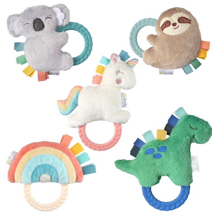 Itzy Ritzy - Wholesale Handheld Rattle - Baby - Ritzy Rattle Palâ„¢ Plush Rattle Pal with Teether