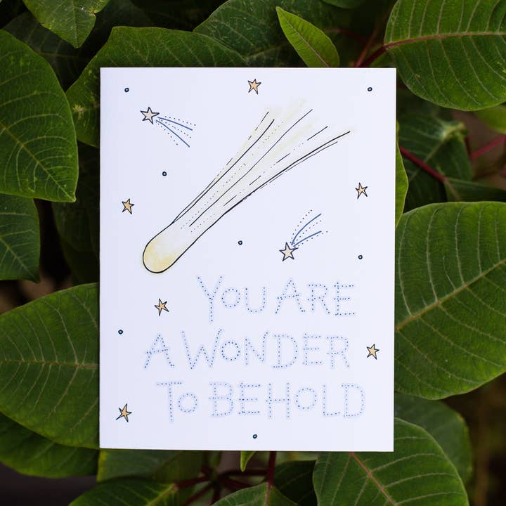 Wonder to Behold | Love & Friendship Card for wholesale by Lacelit | Stationery & Gifts by Kimberly Kuniko