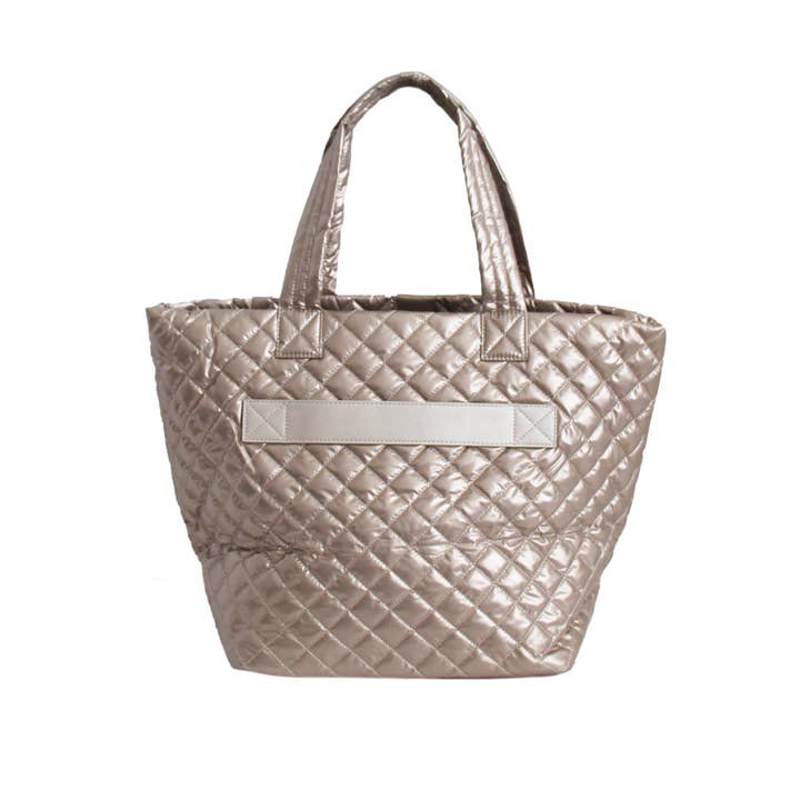 Lemonbella - Wholesale Draagtas - Dames - De Debra Diamond Tote Champagne1