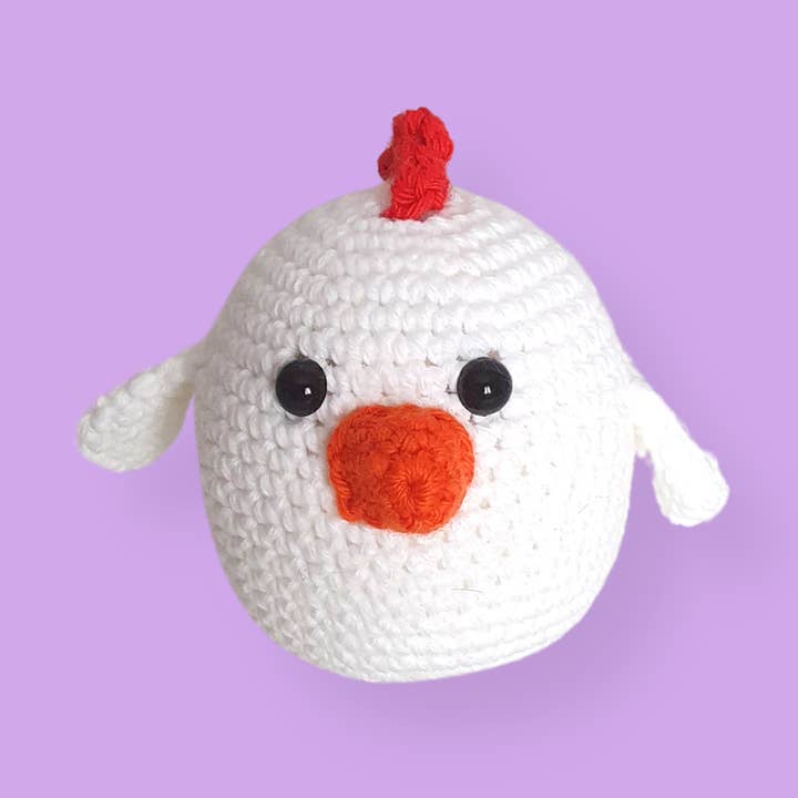 Kit crochet Poule Lola pour débutants pour la vente par The Snuglies