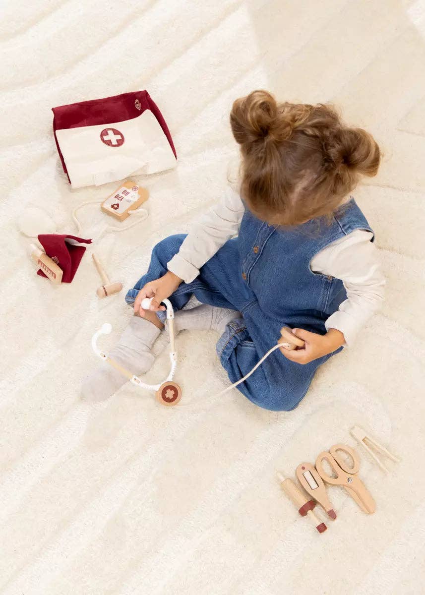 Coco Village – wholesale Toy set – Kids – Wooden Doctor Playset4