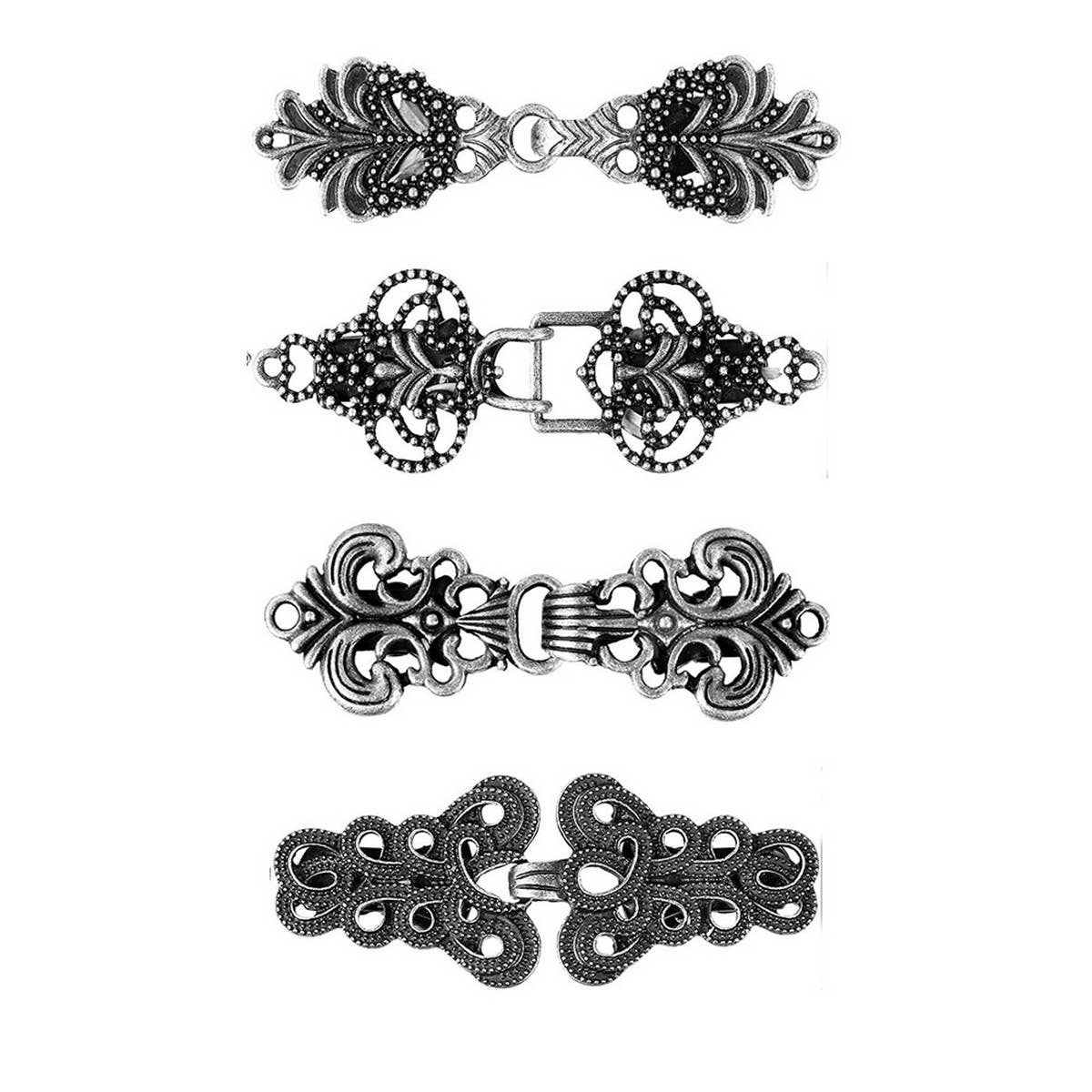 ACCITY - Wholesale Scarf Clip - Women's - NEW CHINESE RETRO ALLOY SHAWL CLIP CREATIVE HOLLOW_CWMM21897