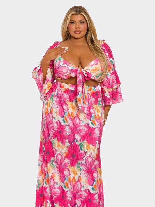 BTD44569 Plus Ensemble 2 Pièces Haut & Jupe pour la vente par BANJUL