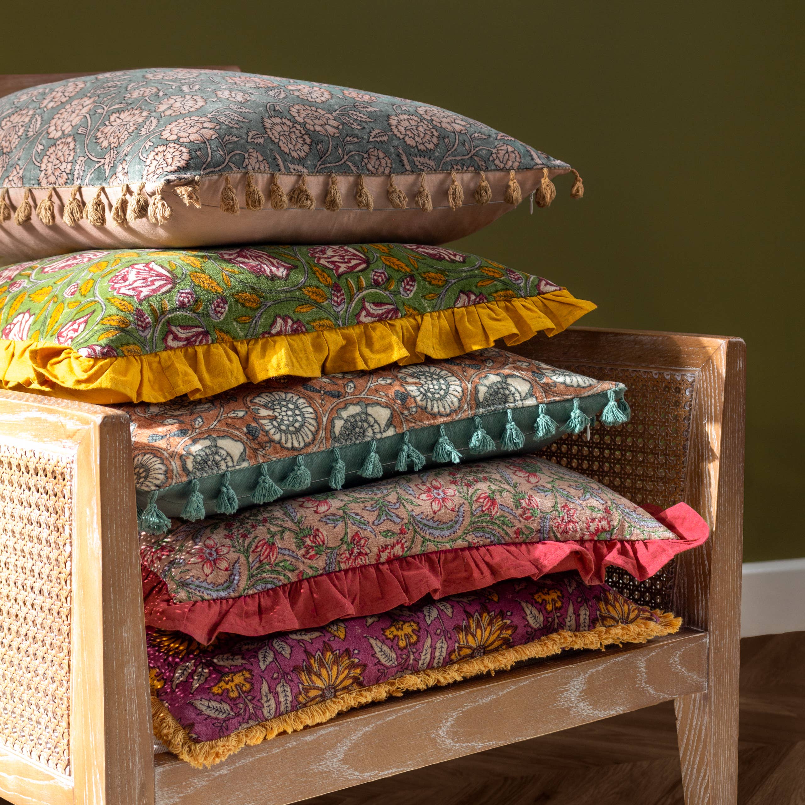 Salisa Cushion Rust for wholesale on Faire5