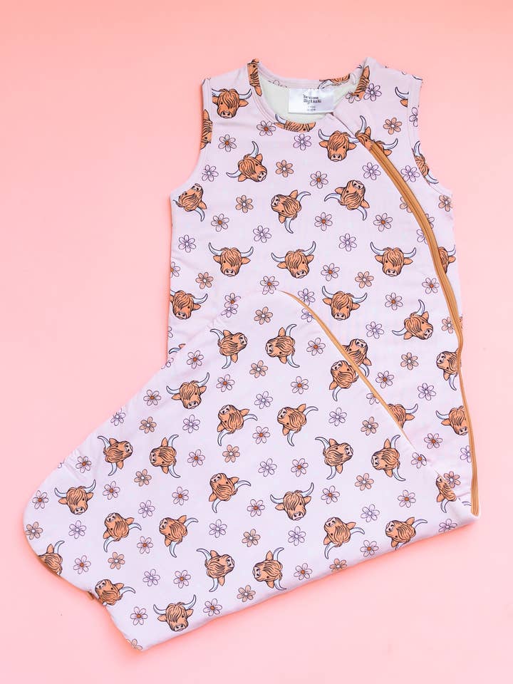 Dream Big Little Co. – wholesale Sleeping bag – Baby – EXCLUSIVE HIGHLAND CUTIE DREAM SLEEP SACK