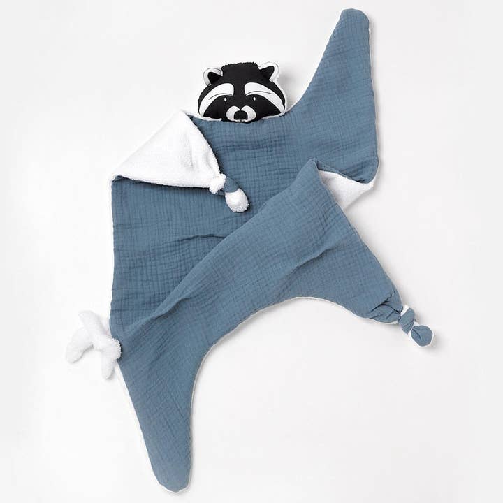 Large stuffed toy Rona the Raccoon for wholesale by PETIT BLOOM