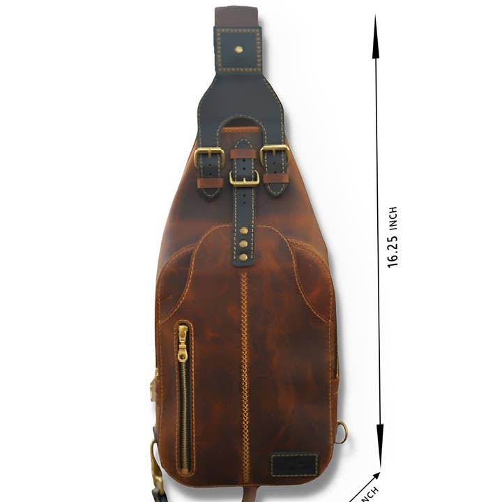 The Master Tanners - Wholesale Crossbody Bag - Men's - Genuine Leather Sling Bag Cross Body Bag For Men11
